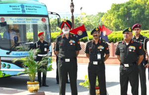 Indian Army fuel bus
