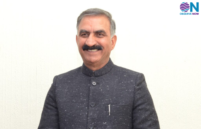 Chief Minister Sukhvinder Singh Sukhu