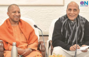 Rajnath Singh and Yogi Adityanath