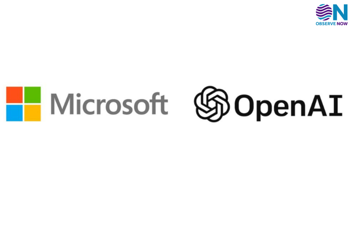 Microsoft and OpenAI logos