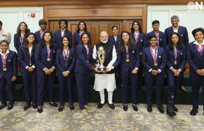 PM Modi Hosts India’s Women’s World Cup