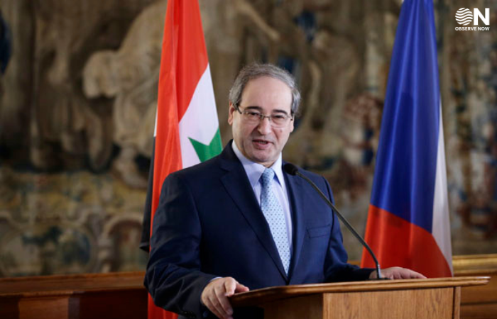 Syrian Foreign Minister Faisal Mekdad